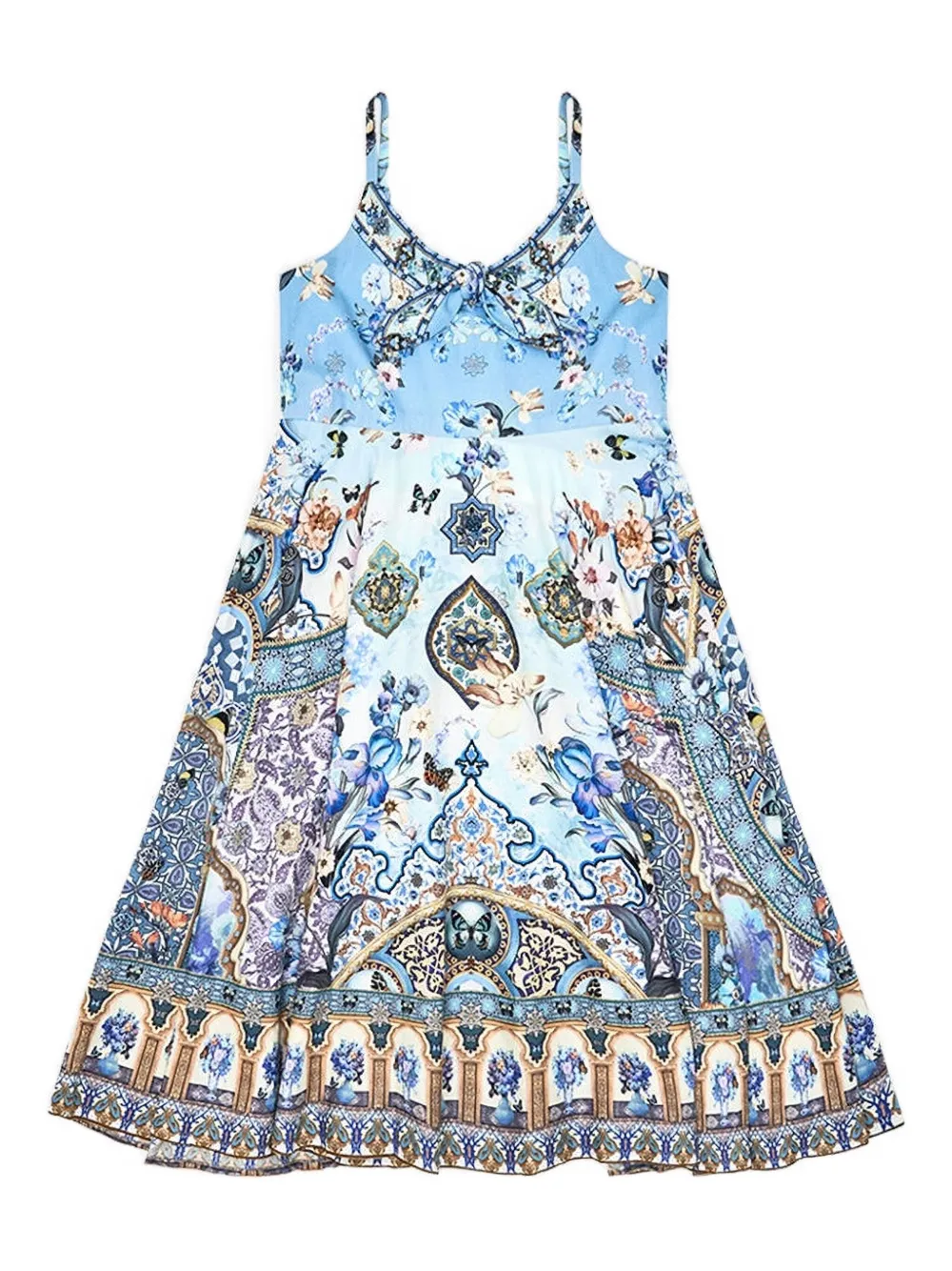 Повседневное платье с принтом на бретельках Camilla Kids, синий
Повседневное платье с принтом на бретельках Camilla Kids, синий