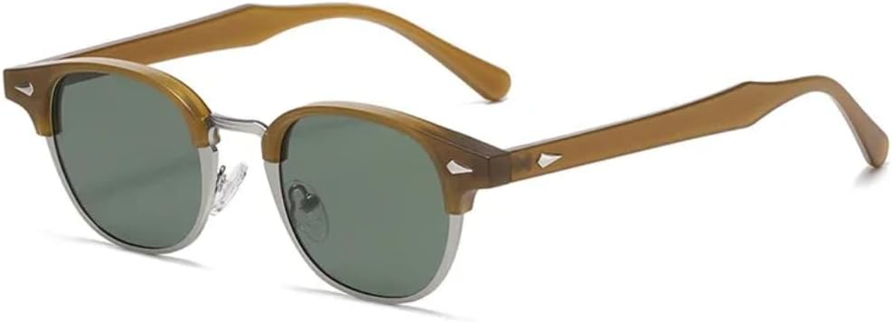 Солнцезащитные очки с защитой UV400 | Овальные линзы в стиле панк с заклепками | Для женщин и мужчин | Для занятий спортом на открытом воздухе и вождения DSVIGF, Olive Dark Green
Солнцезащитные очки с защитой UV400 | Овальные линзы в стиле панк с заклепками | Для женщин и мужчин | Для занятий спортом на открытом воздухе и вождения DSVIGF, Olive Dark Green