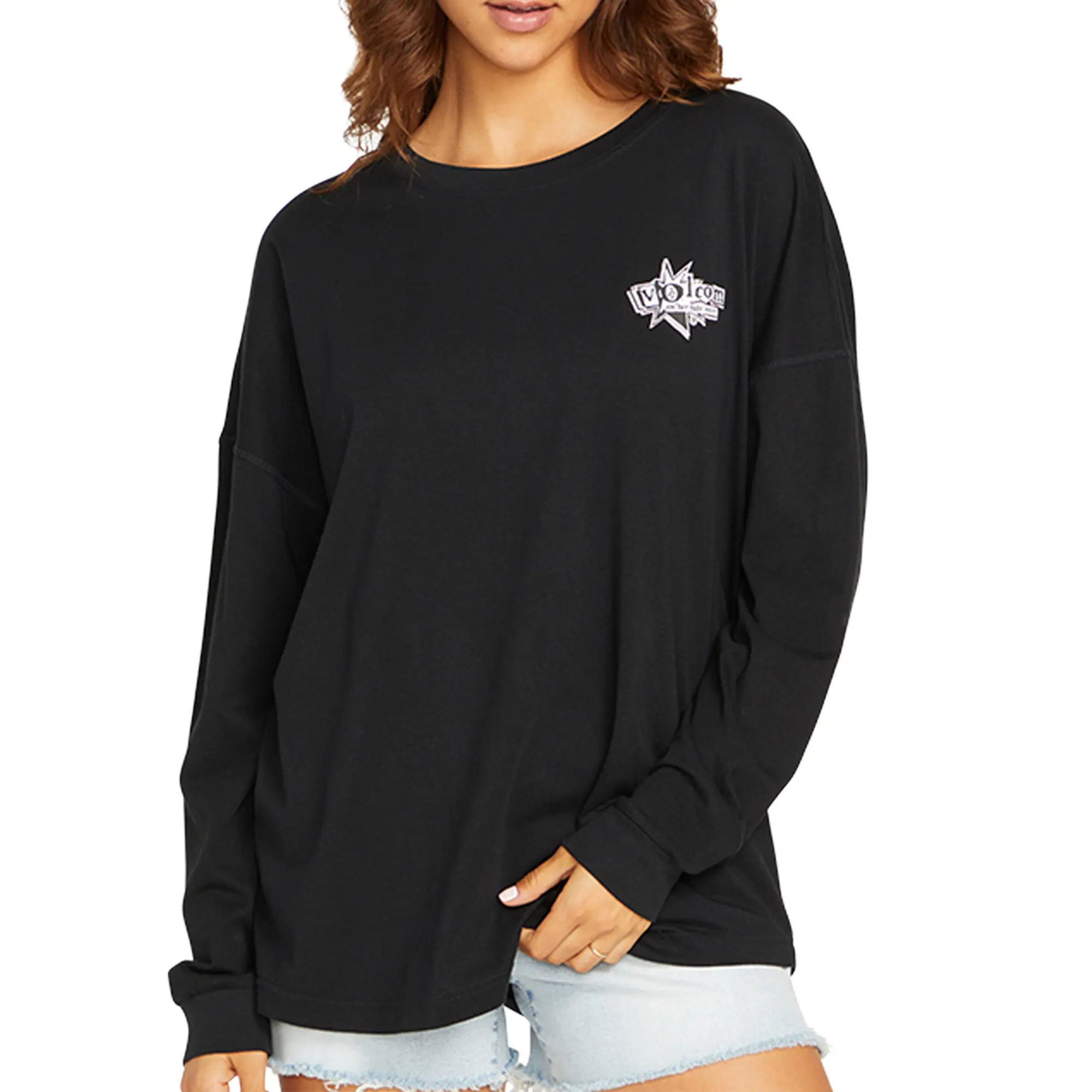 Женская футболка с длинным рукавом Working Doubles Volcom, Black, Черный, Женская футболка с длинным рукавом Working Doubles Volcom, Black
Женская футболка с длинным рукавом Working Doubles Volcom, Black, Черный, Женская футболка с длинным рукавом Working Doubles Volcom, Black