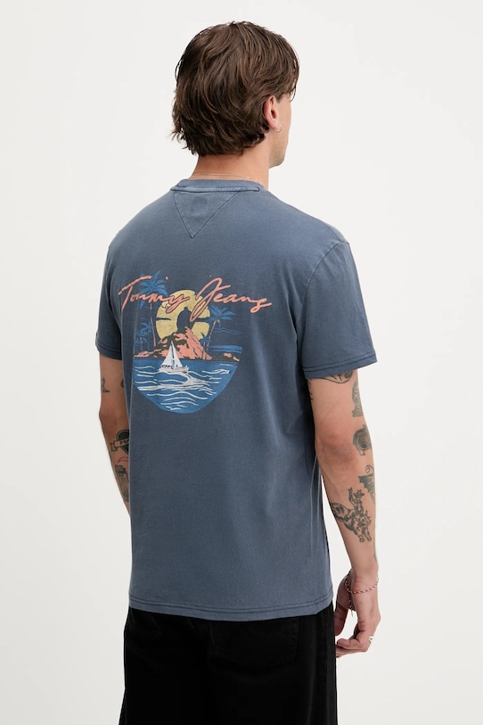 Хлопковая футболка Tommy Jeans, синий
Хлопковая футболка Tommy Jeans, синий