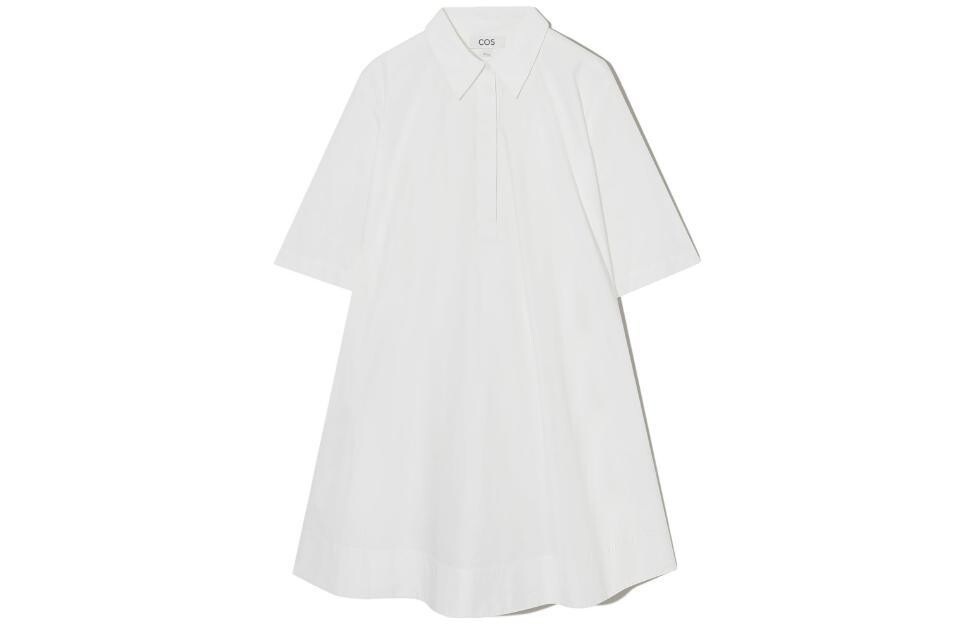 Платье с короткими рукавами женское белое Cos
Платье с короткими рукавами женское белое Cos