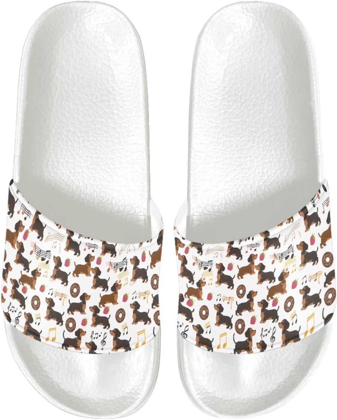 Шлепанцы для женщин и мужчин, нескользящие тапочки для душа Judentidos, Cute Dachshund Music Notes
Шлепанцы для женщин и мужчин, нескользящие тапочки для душа Judentidos, Cute Dachshund Music Notes