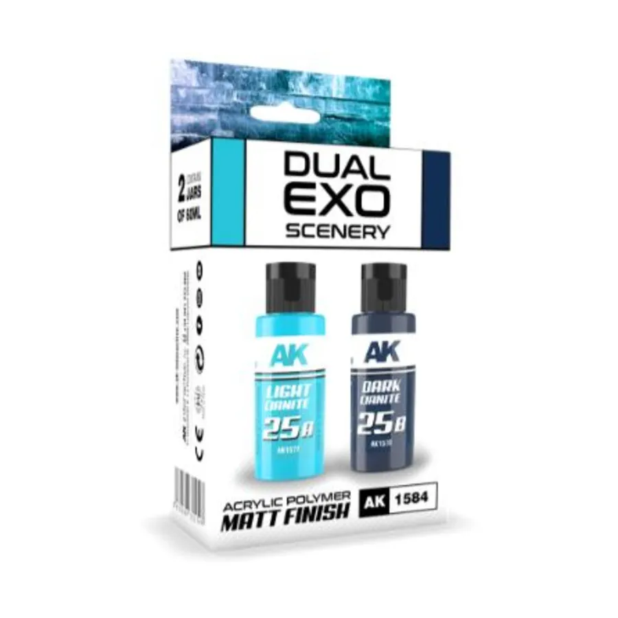 Набор «Светлый цианит и темный цианит» (2 x 60 мл), Paint - Dual Exo Sets (AK-Interactive)
Набор «Светлый цианит и темный цианит» (2 x 60 мл), Paint - Dual Exo Sets (AK-Interactive)