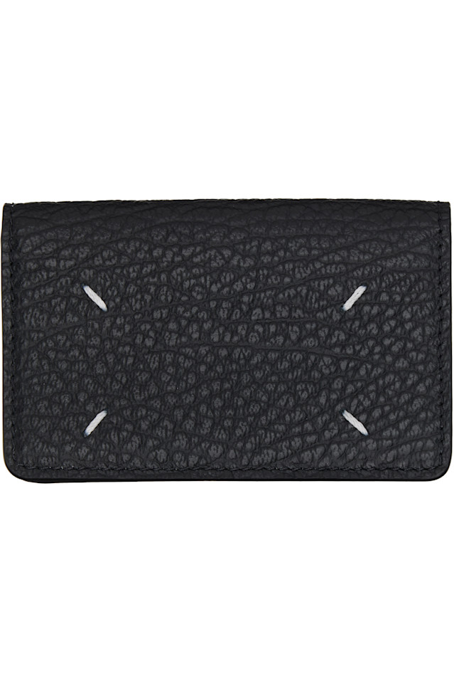 Кожаный держатель для карт Maison Margiela, черный
Кожаный держатель для карт Maison Margiela, черный