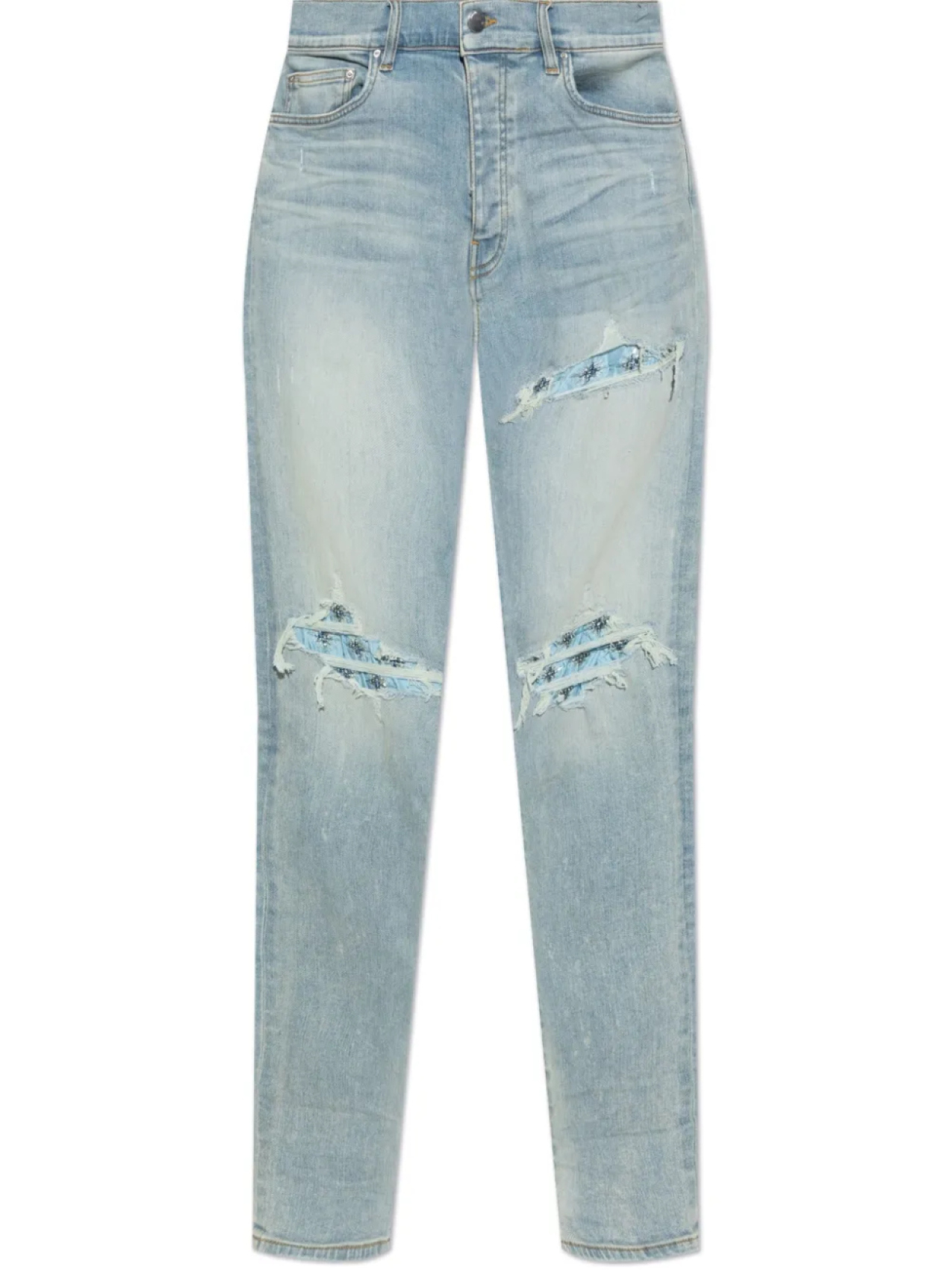 Узкие джинсы с вышивкой AMIRI, синий
Узкие джинсы с вышивкой AMIRI, синий