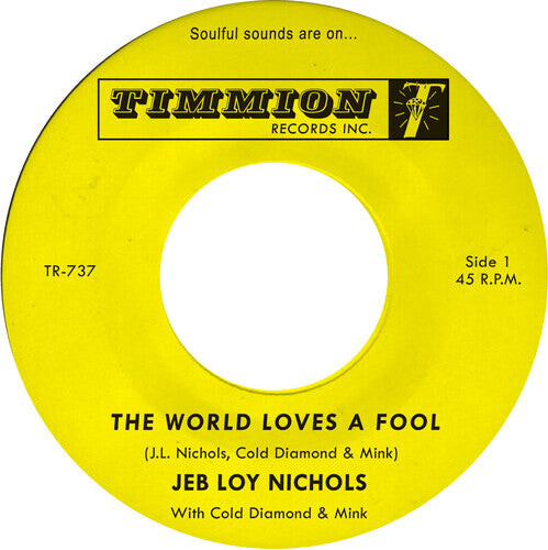 Сингл 7" Nichols, Jeb Loy / Cold Diamond & Mink: The World Loves a Fool/Not There Yet
Сингл 7" Nichols, Jeb Loy / Cold Diamond & Mink: The World Loves a Fool/Not There Yet