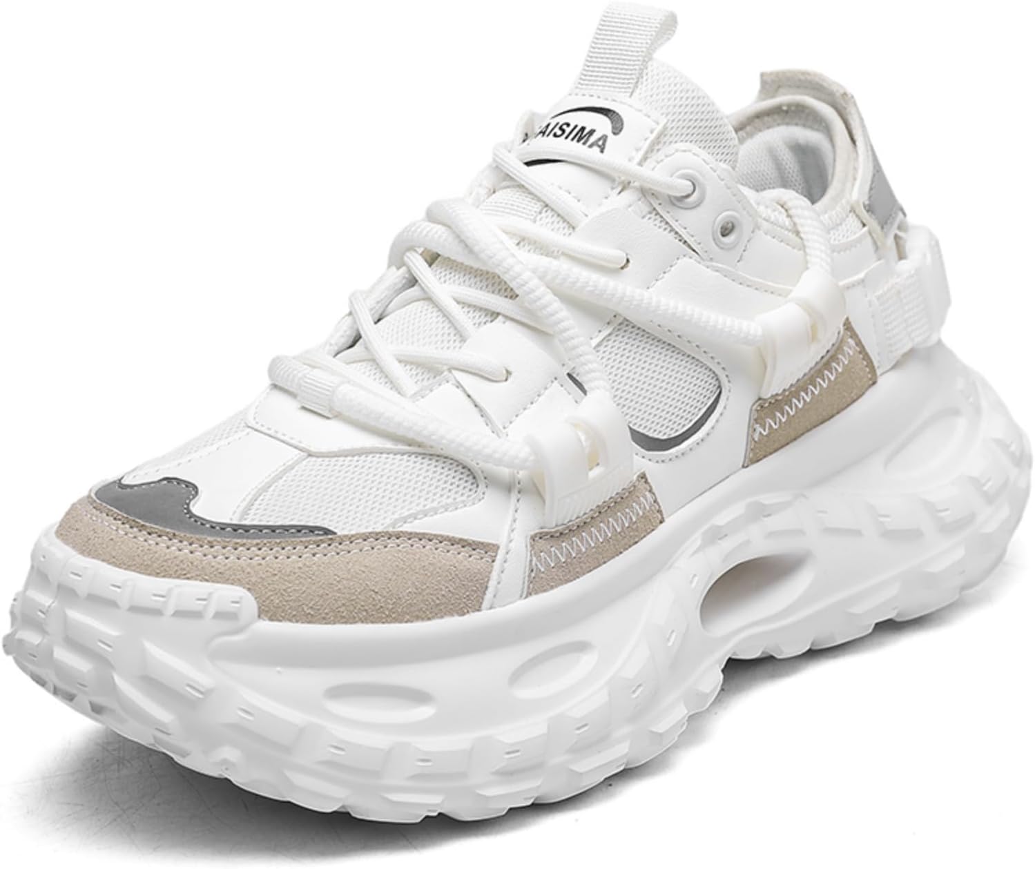 Мужские модные массивные кроссовки с платформой, увеличивающей рост, повседневные кеды-«папа», удобные на танкетке для ходьбы, вождения и спорта каждый день Netehadi, белый
Мужские модные массивные кроссовки с платформой, увеличивающей рост, повседневные кеды-«папа», удобные на танкетке для ходьбы, вождения и спорта каждый день Netehadi, белый