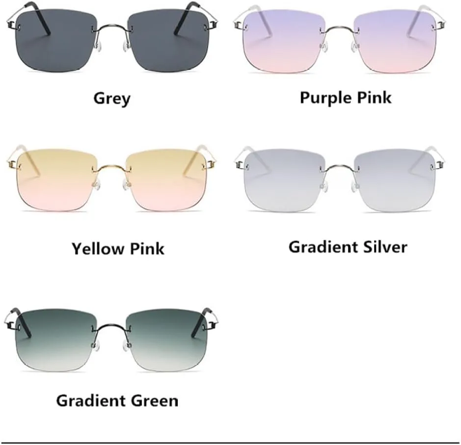 Солнцезащитные очки без винтов для женщин и мужчин, квадратная форма, ультралегкие, без оправы, градиентный дизайн, защита от УФ-излучения MTZJH, Gradient Green
Солнцезащитные очки без винтов для женщин и мужчин, квадратная форма, ультралегкие, без оправы, градиентный дизайн, защита от УФ-излучения MTZJH, Gradient Green