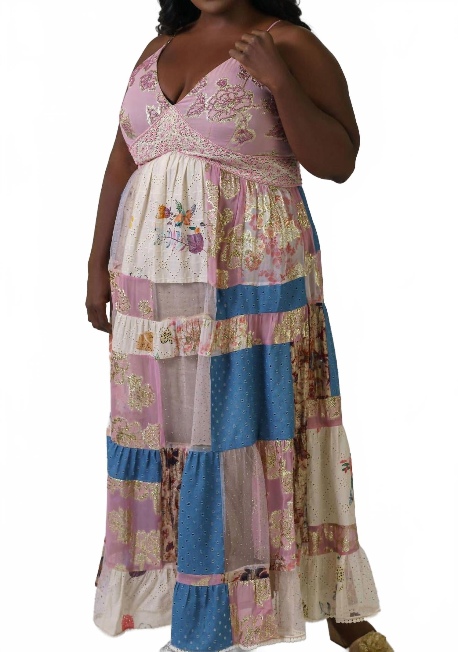 Элана Макси-платье - плюс сайз в розовом мультиколоре VERB
Элана Макси-платье - плюс сайз в розовом мультиколоре VERB