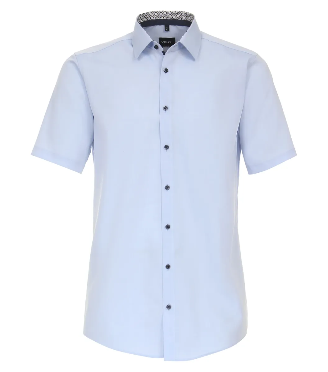 Деловая рубашка VENTI "Деловая рубашка VENTI с коротким рукавом однотонная", голубой
Деловая рубашка VENTI "Деловая рубашка VENTI с коротким рукавом однотонная", голубой