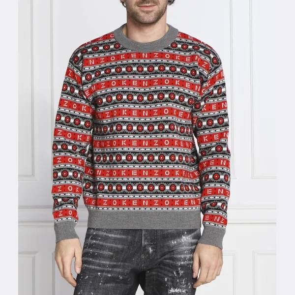 Шерстяной свитер обычного кроя Kenzo, красный
Шерстяной свитер обычного кроя Kenzo, красный