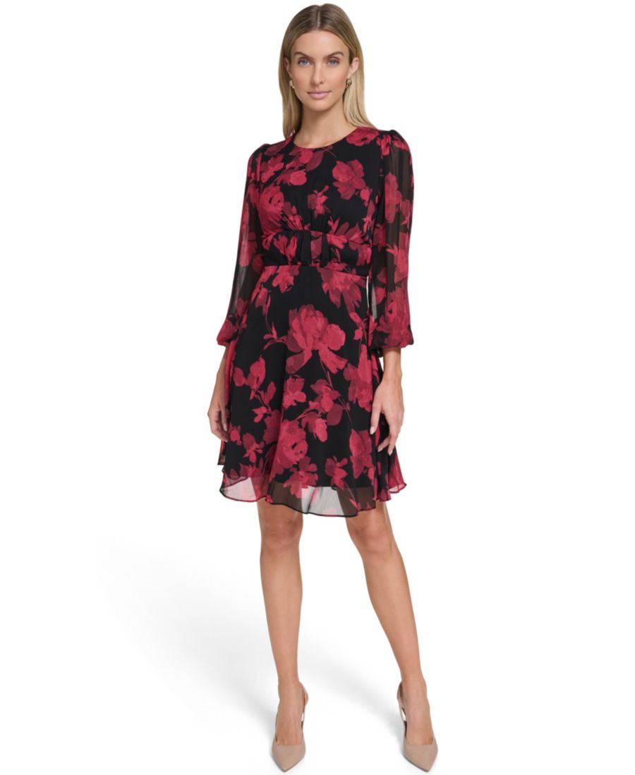 Женское платье с принтом Calvin Klein, Black/Red Multi
Женское платье с принтом Calvin Klein, Black/Red Multi