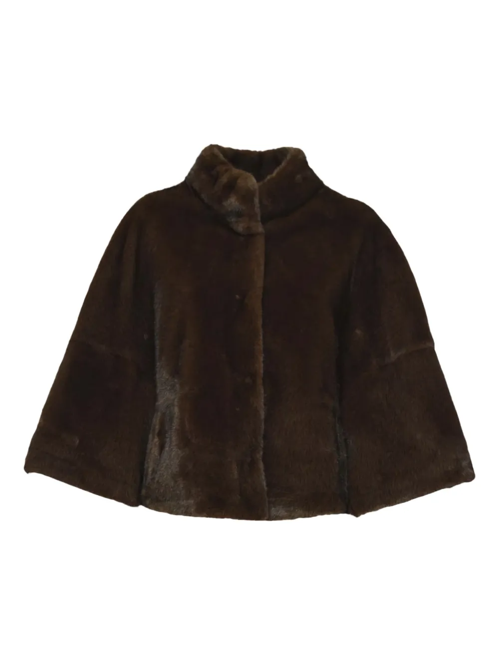 Пальто с воротником-воронкой S.W.O.R.D 6.6.44, коричневый 
Пальто с воротником-воронкой S.W.O.R.D 6.6.44, коричневый