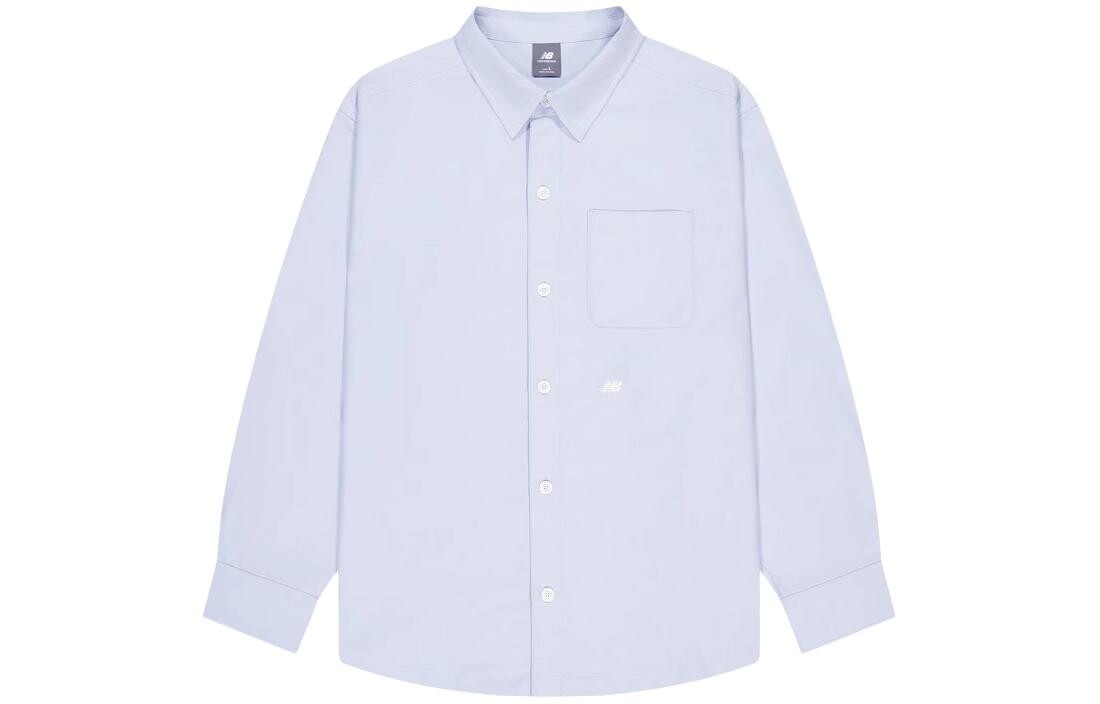 Мужская ретро-рубашка NBX светло-синяя New Balance, светло-голубой 
Мужская ретро-рубашка NBX светло-синяя New Balance, светло-голубой