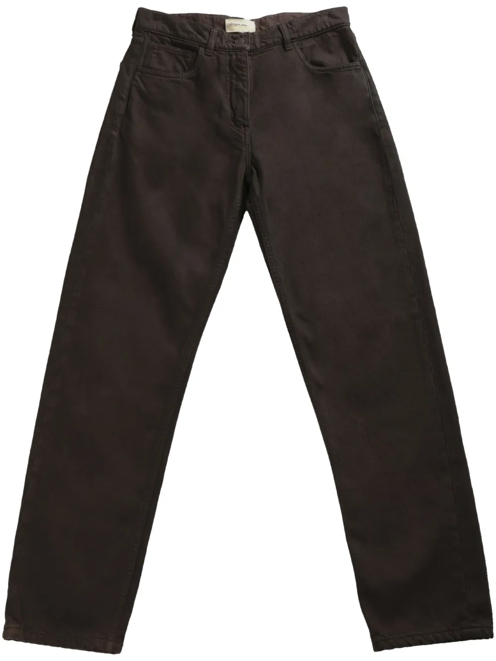 Прямые джинсы из хлопка THE ROW, коричневый
Прямые джинсы из хлопка THE ROW, коричневый