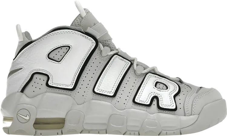 Кроссовки Air More Uptempo GS 'Photon Dust Black', белый 
Кроссовки Air More Uptempo GS 'Photon Dust Black', белый