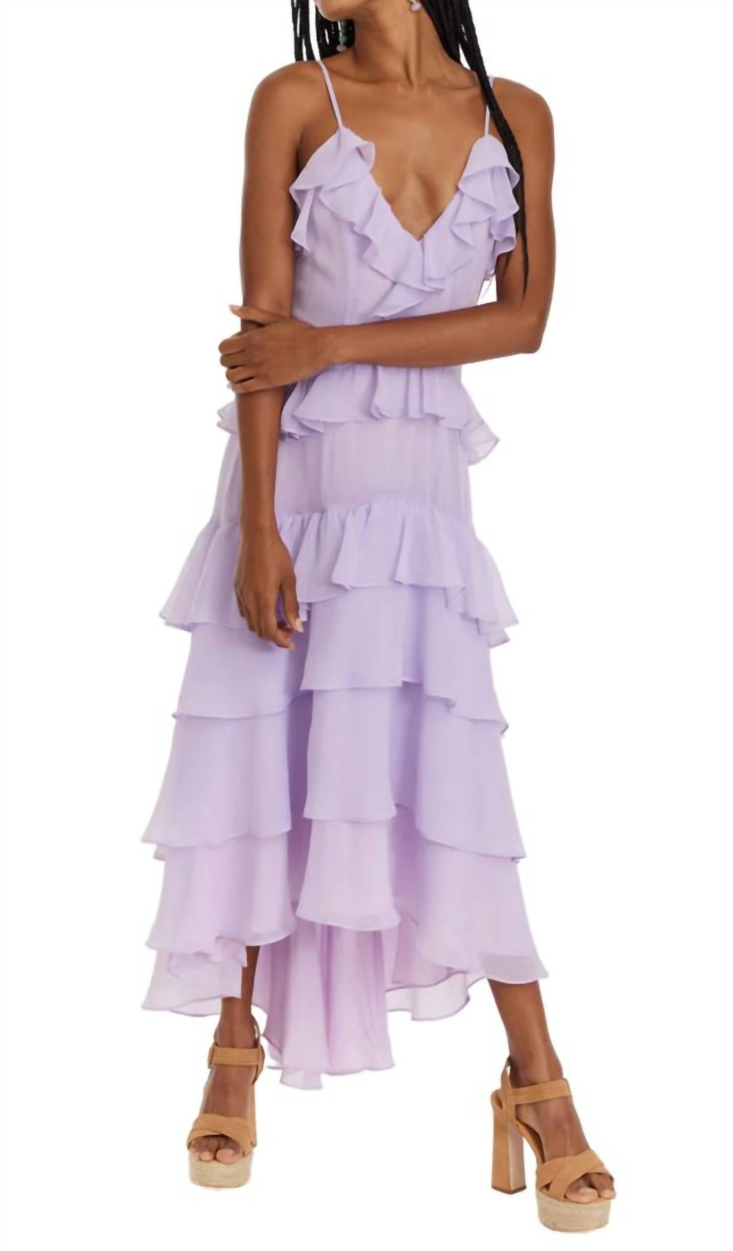 Платье макси Cassidy в сиреневом цвете ALLISON NEW YORK
Платье макси Cassidy в сиреневом цвете ALLISON NEW YORK