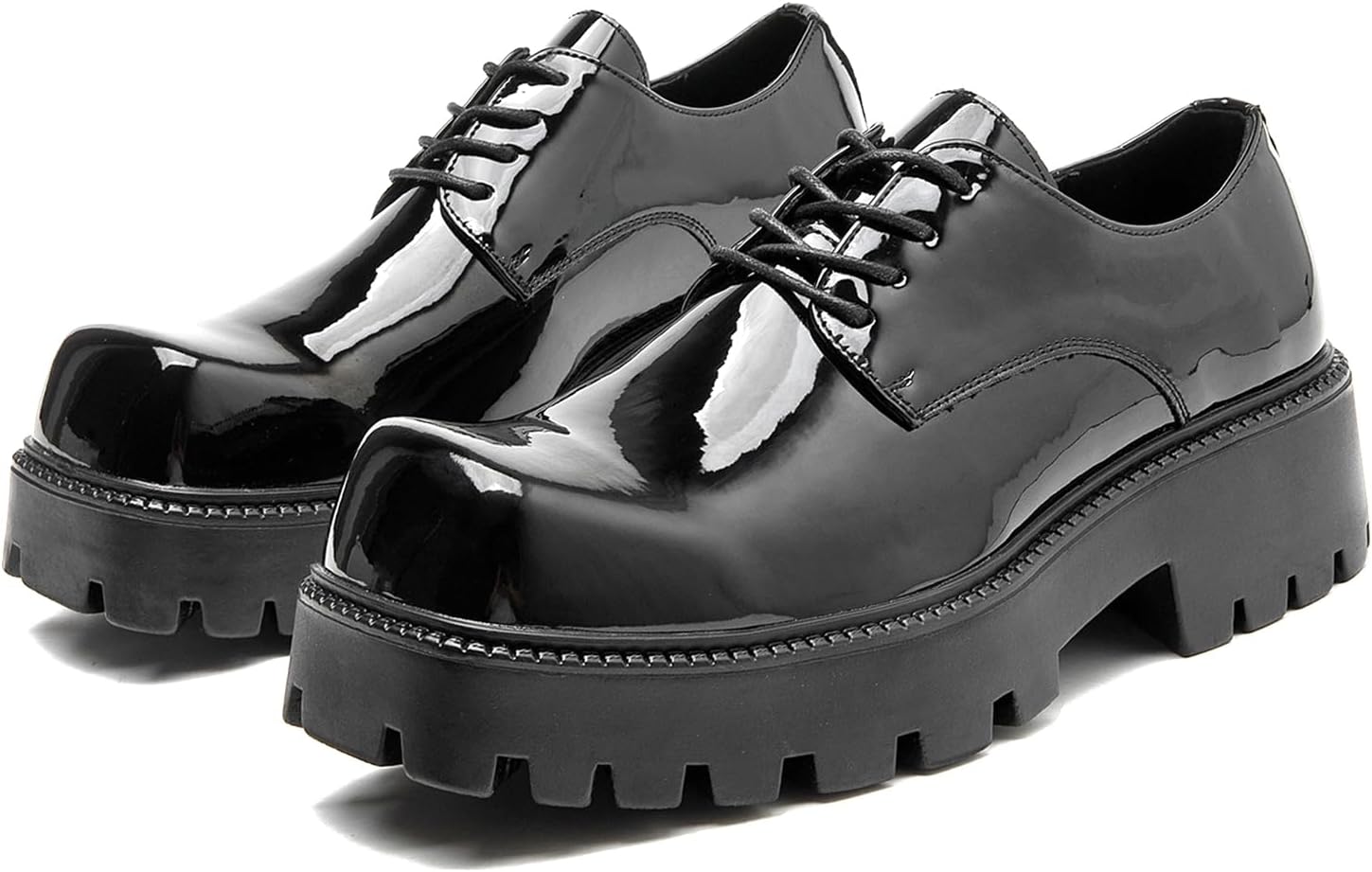 Мужские классические оксфорды на платформе из лаковой кожи с квадратным носком и шнуровкой, для деловой и офисной работы Ljaiyi, черный
Мужские классические оксфорды на платформе из лаковой кожи с квадратным носком и шнуровкой, для деловой и офисной работы Ljaiyi, черный