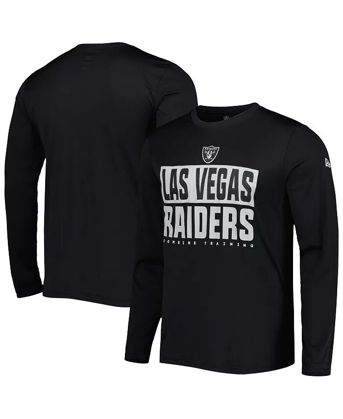 Мужская черная футболка Las Vegas Raiders Combine Authentic Offsides с длинным рукавом New Era
Мужская черная футболка Las Vegas Raiders Combine Authentic Offsides с длинным рукавом New Era