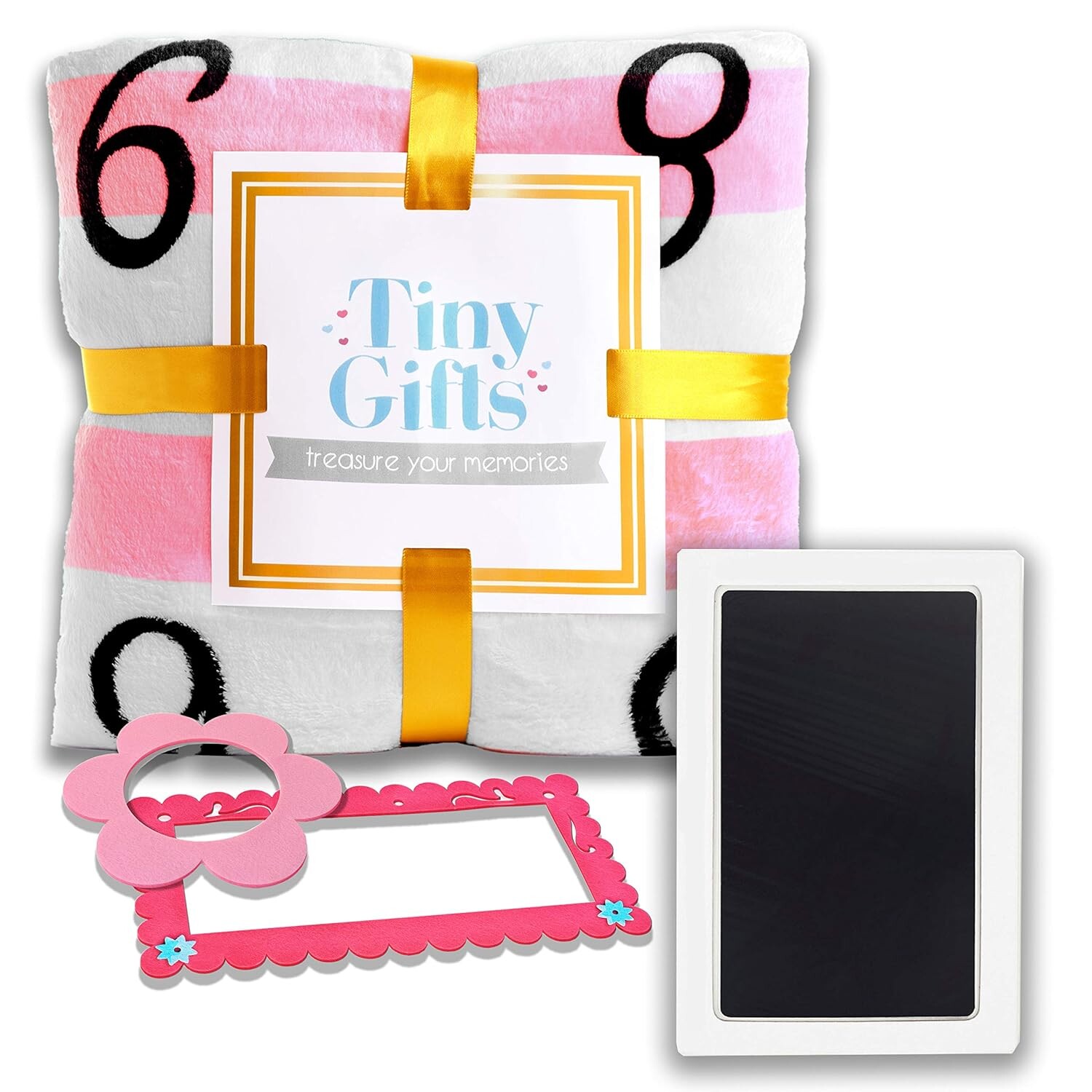 Розовое детское одеяло Tiny Gifts с ежемесячным этапом + очень большая подушечка для чернил Clean Touch.
Розовое детское одеяло Tiny Gifts с ежемесячным этапом + очень большая подушечка для чернил Clean Touch.