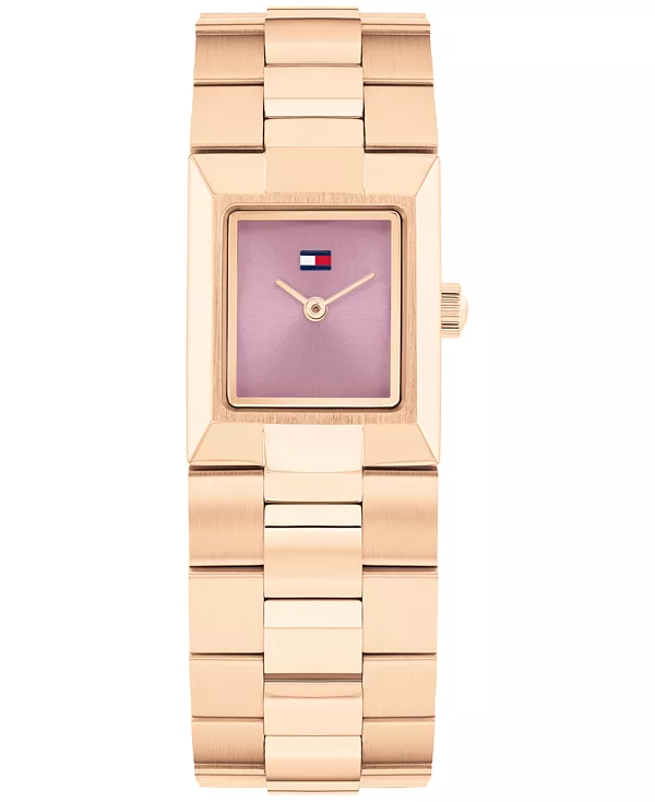 Женские кварцевые часы с браслетом из нержавеющей стали оттенка розового золота, 20,50 мм x 25,20 мм Tommy Hilfiger, plum
Женские кварцевые часы с браслетом из нержавеющей стали оттенка розового золота, 20,50 мм x 25,20 мм Tommy Hilfiger, plum