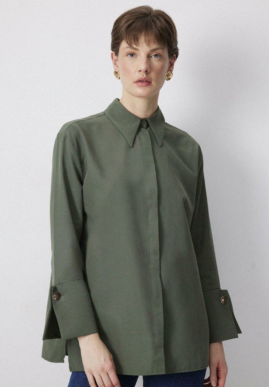 Блуза Touché Privé Button-down blouse, Khaki/Khaki
Блуза Touché Privé Button-down blouse, Khaki/Khaki