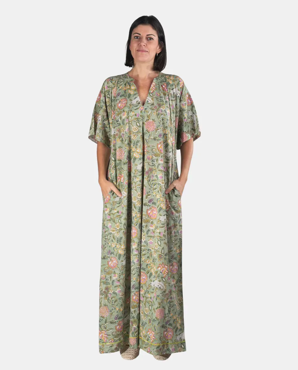 Длинный кафтан с цветочным принтом Kbas, цвет Kaki
Длинный кафтан с цветочным принтом Kbas, цвет Kaki