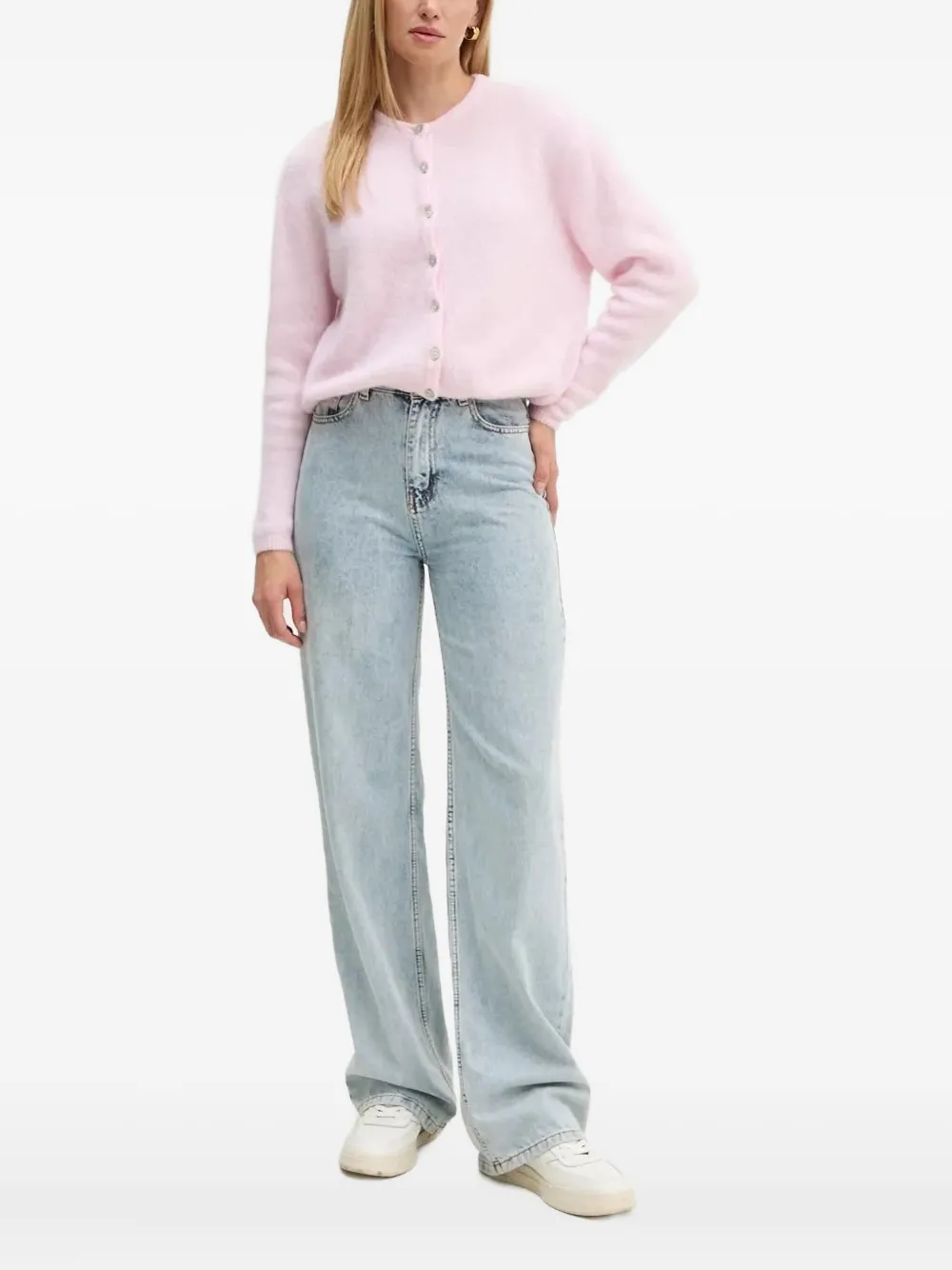 Кардиган с пуговицами спереди American Vintage, розовый
Кардиган с пуговицами спереди American Vintage, розовый