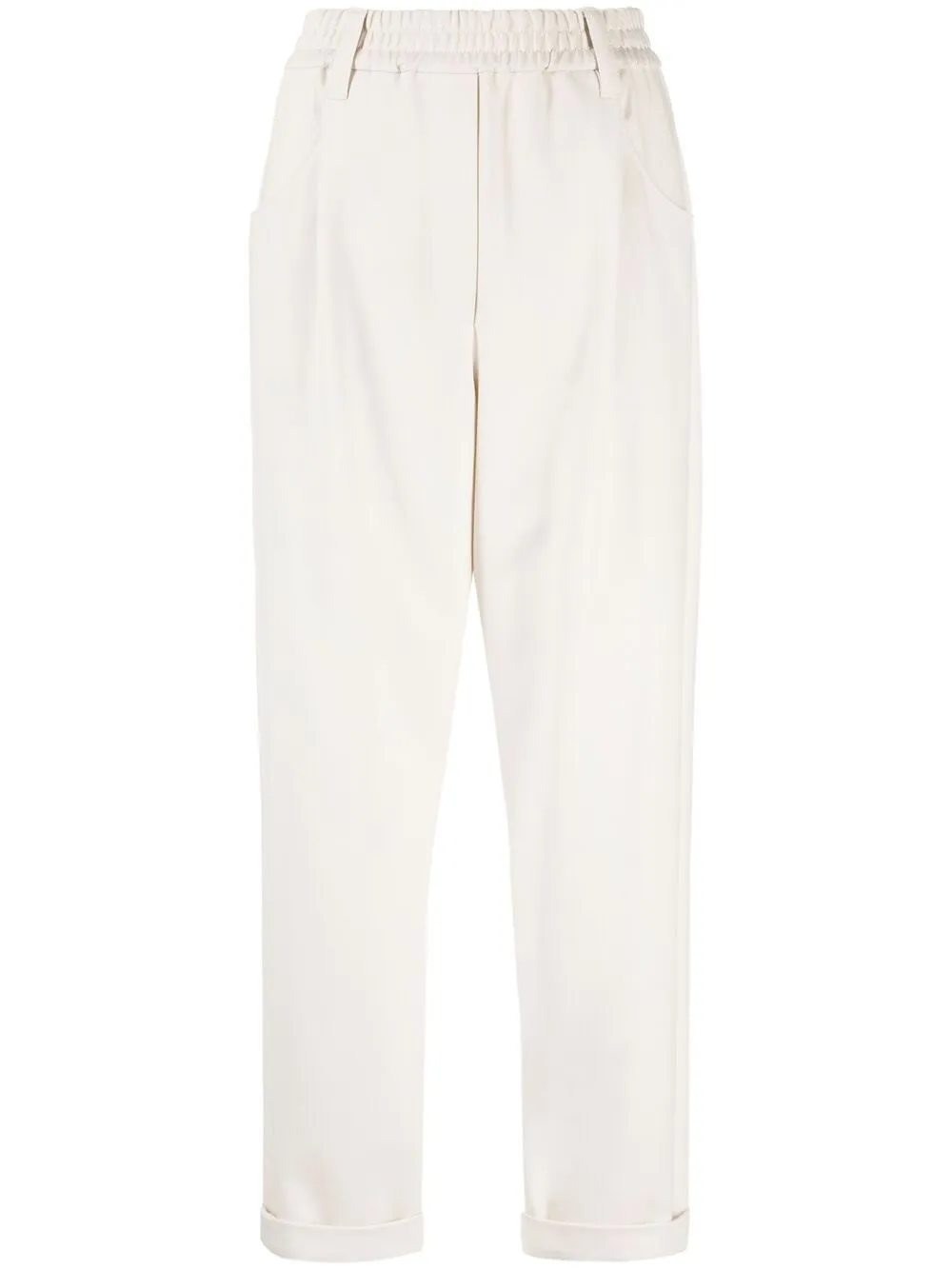 Укороченные брюки прямого кроя Brunello Cucinelli, нейтральный
Укороченные брюки прямого кроя Brunello Cucinelli, нейтральный