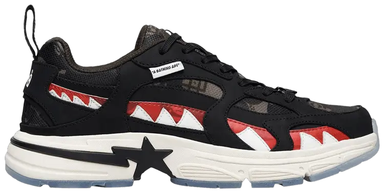 Кроссовки BAPE CLOT x Shark Sta 'Black', черный
Кроссовки BAPE CLOT x Shark Sta 'Black', черный