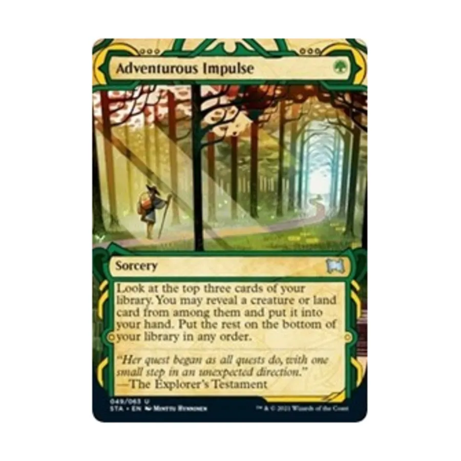 CCG Авантюрный импульс (U), MTG - Strixhaven - Mystical Archives
CCG Авантюрный импульс (U), MTG - Strixhaven - Mystical Archives