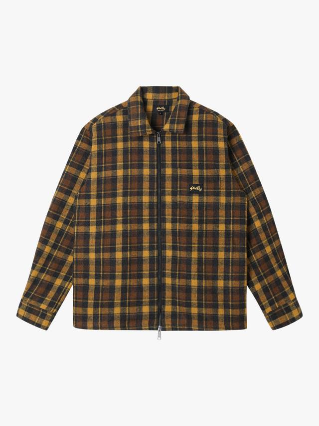 Хлопковая рубашка-оверсайз Regular Fit с молнией в клетку Stan Ray, Acorn Plaid
Хлопковая рубашка-оверсайз Regular Fit с молнией в клетку Stan Ray, Acorn Plaid