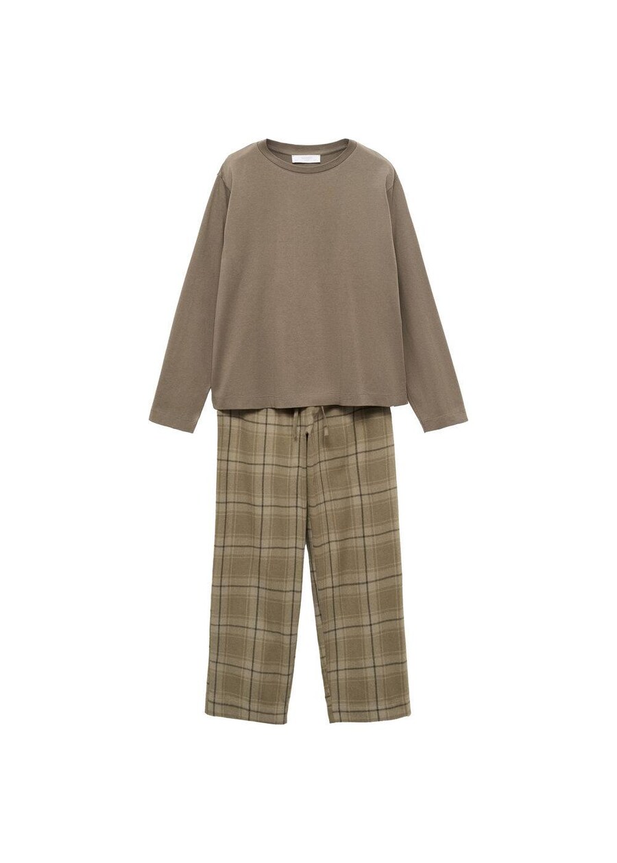 Пижама MANGO Combofra, Khaki/Olive/Light green
Пижама MANGO Combofra, Khaki/Olive/Light green