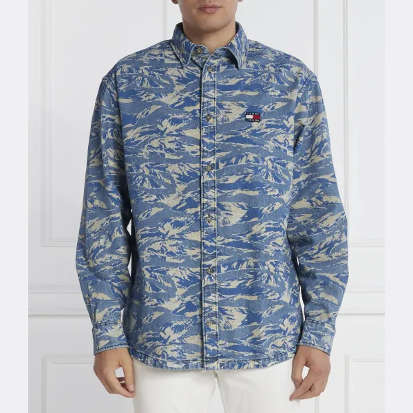 Рубашка стандартного кроя с камуфляжным рисунком джинсовая ткань Tommy Hilfiger, синий
Рубашка стандартного кроя с камуфляжным рисунком джинсовая ткань Tommy Hilfiger, синий