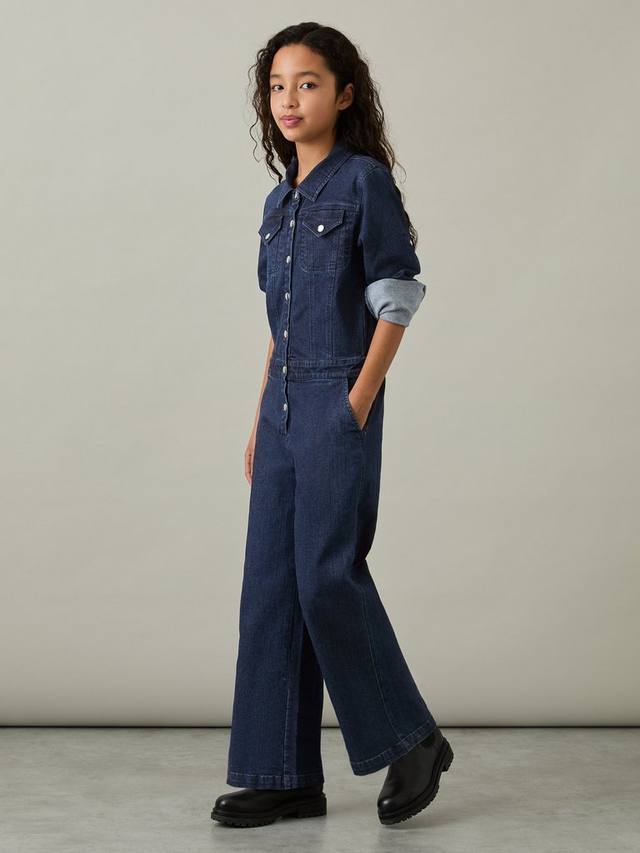 Детский комбинезон Mira Denim с широкими штанинами Reiss, Blue
Детский комбинезон Mira Denim с широкими штанинами Reiss, Blue
