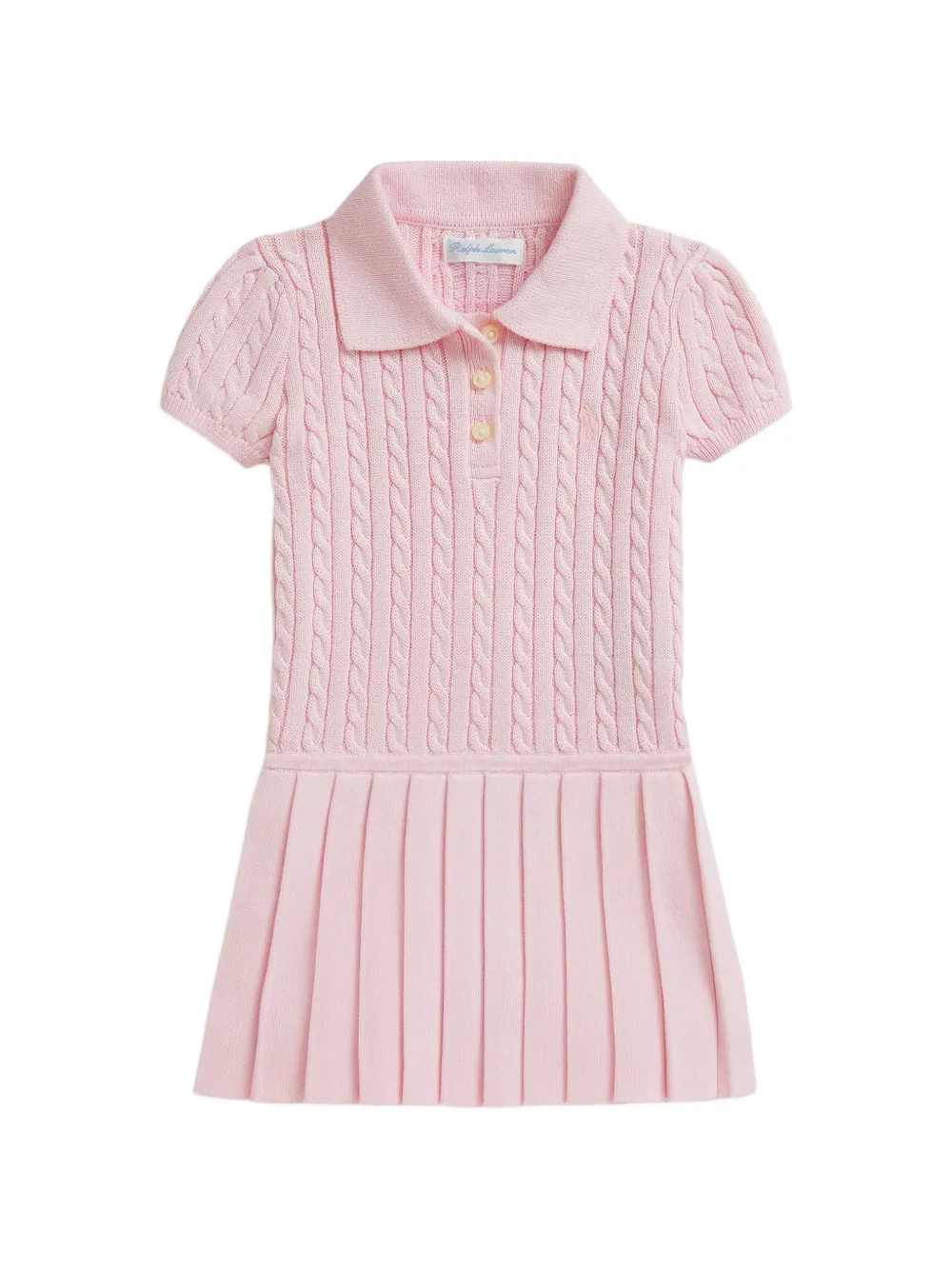 Платье в рубчик с плиссировкой Polo Ralph Lauren Kids, розовый
Платье в рубчик с плиссировкой Polo Ralph Lauren Kids, розовый