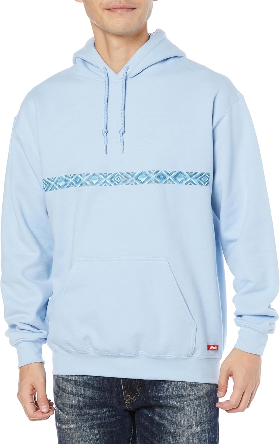 Худи с капюшоном и толстовкой с изображением индейских бусин навахо Indian, светло-синий
Худи с капюшоном и толстовкой с изображением индейских бусин навахо Indian, светло-синий