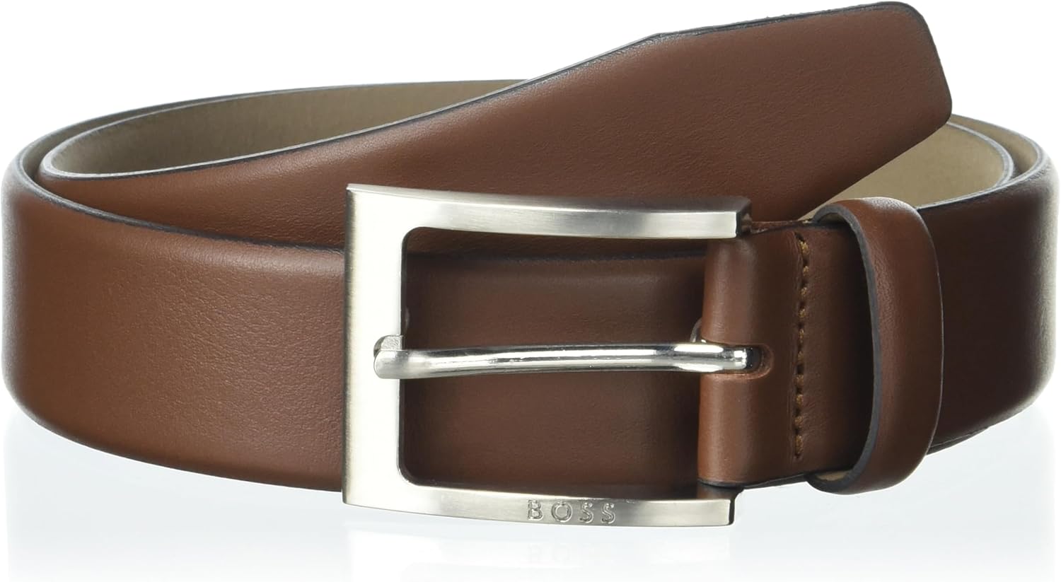 Кожаный ремень BOSS с тисненым логотипом и пряжкой, Burnt Caramel
Кожаный ремень BOSS с тисненым логотипом и пряжкой, Burnt Caramel
