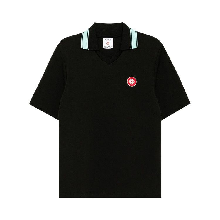 Поло Casablanca Short-Sleeve Interlock Polo, Black
Поло Casablanca Short-Sleeve Interlock Polo, Black