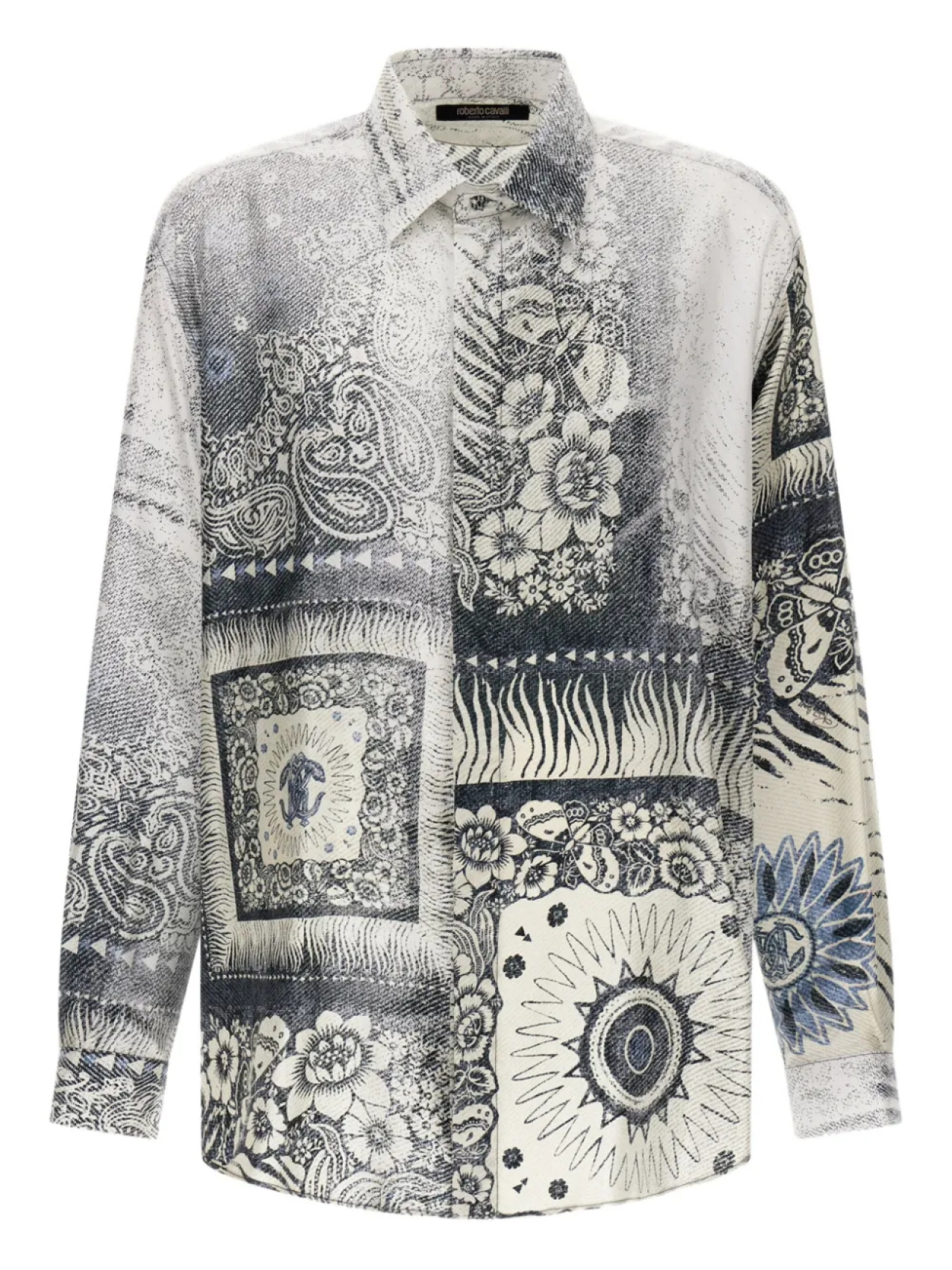 Roberto Cavalli рубашка с принтом, синий
Roberto Cavalli рубашка с принтом, синий