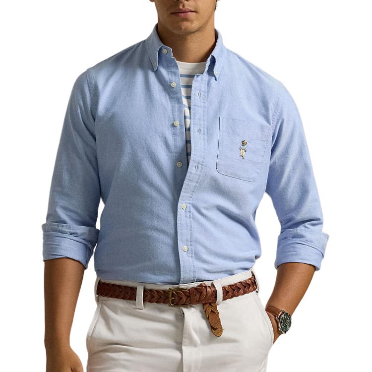 Polo Ralph Lauren Мужская синяя рубашка
Polo Ralph Lauren Мужская синяя рубашка