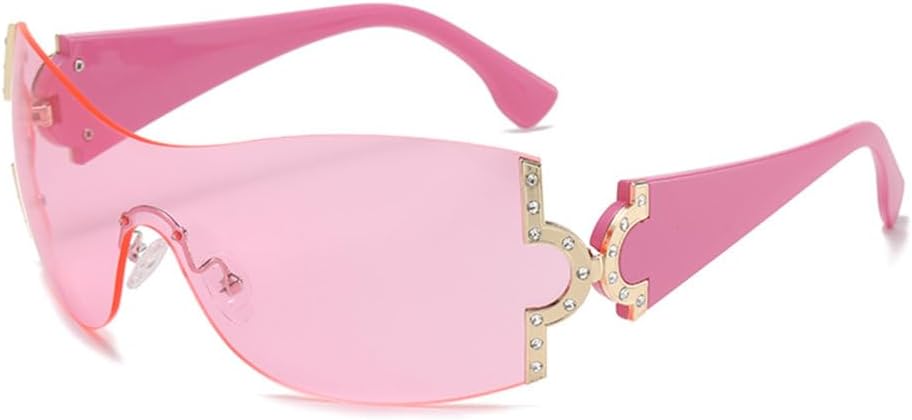 Солнцезащитные очки MUTYNE Punk One Piece для женщин, большие безободковые солнцезащитные очки для мужчин, солнцезащитные очки с обтекаемой формой, роскошные очки с кристаллами, Pink
Солнцезащитные очки MUTYNE Punk One Piece для женщин, большие безободковые солнцезащитные очки для мужчин, солнцезащитные очки с обтекаемой формой, роскошные очки с кристаллами, Pink