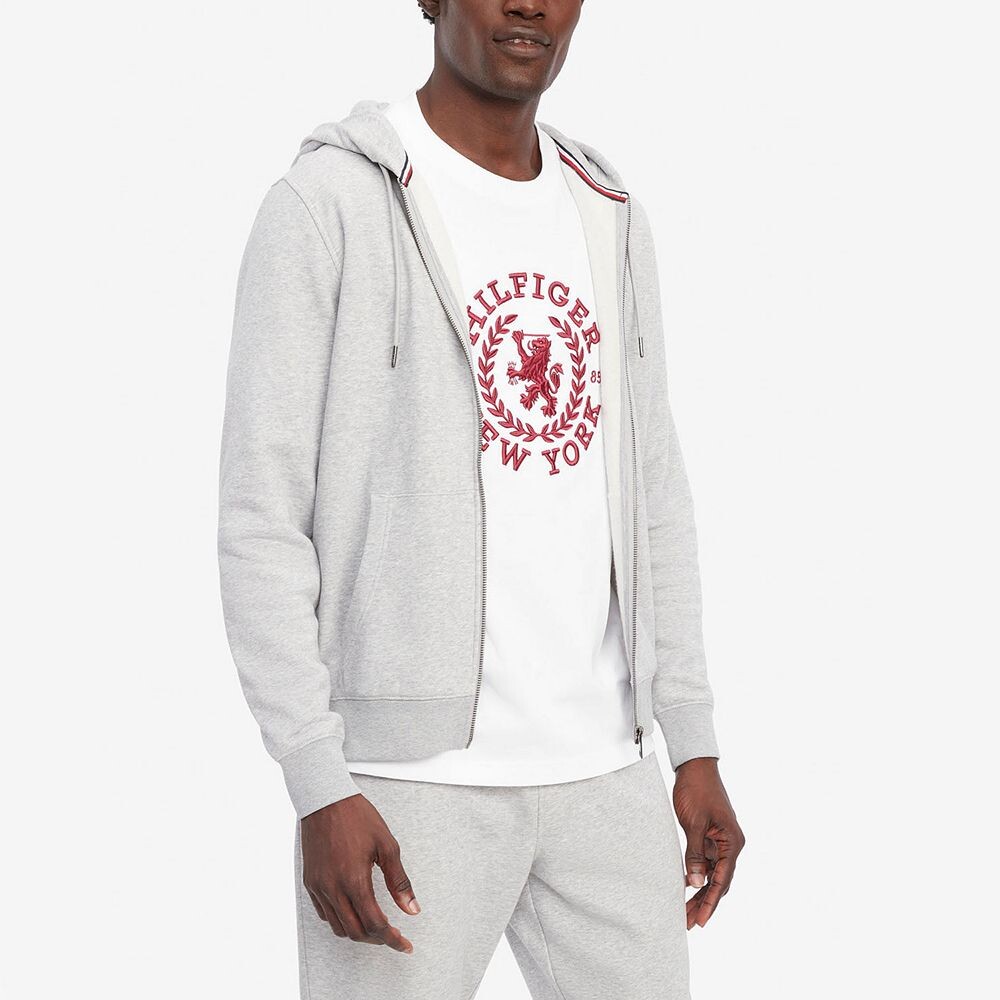 Мужская толстовка с длинными рукавами и логотипом на молнии Tommy Hilfiger, цвет Light Gray Heather
Мужская толстовка с длинными рукавами и логотипом на молнии Tommy Hilfiger, цвет Light Gray Heather