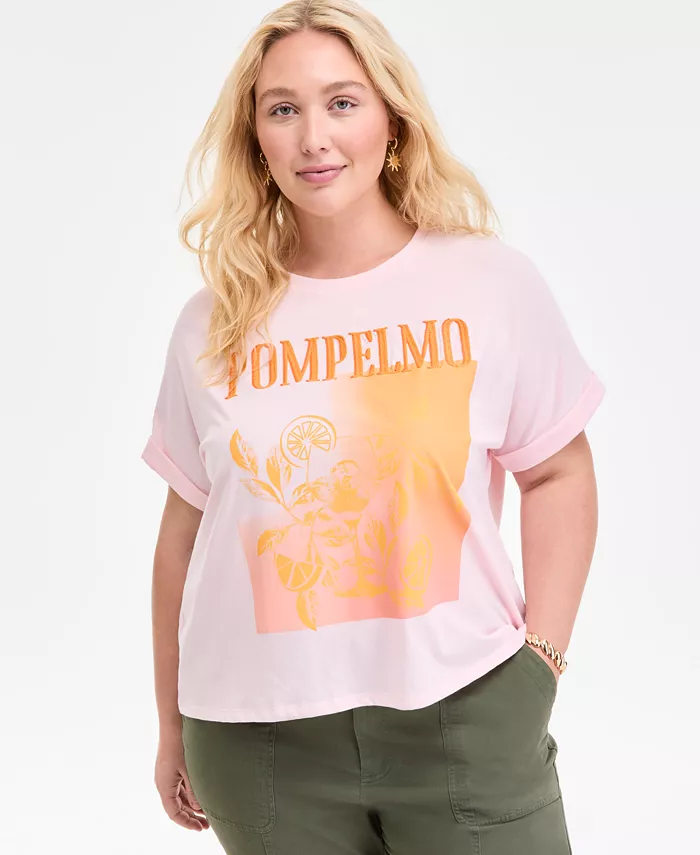 Трендовая футболка больших размеров с принтом Помпельмо On 34th, розовый
Трендовая футболка больших размеров с принтом Помпельмо On 34th, розовый