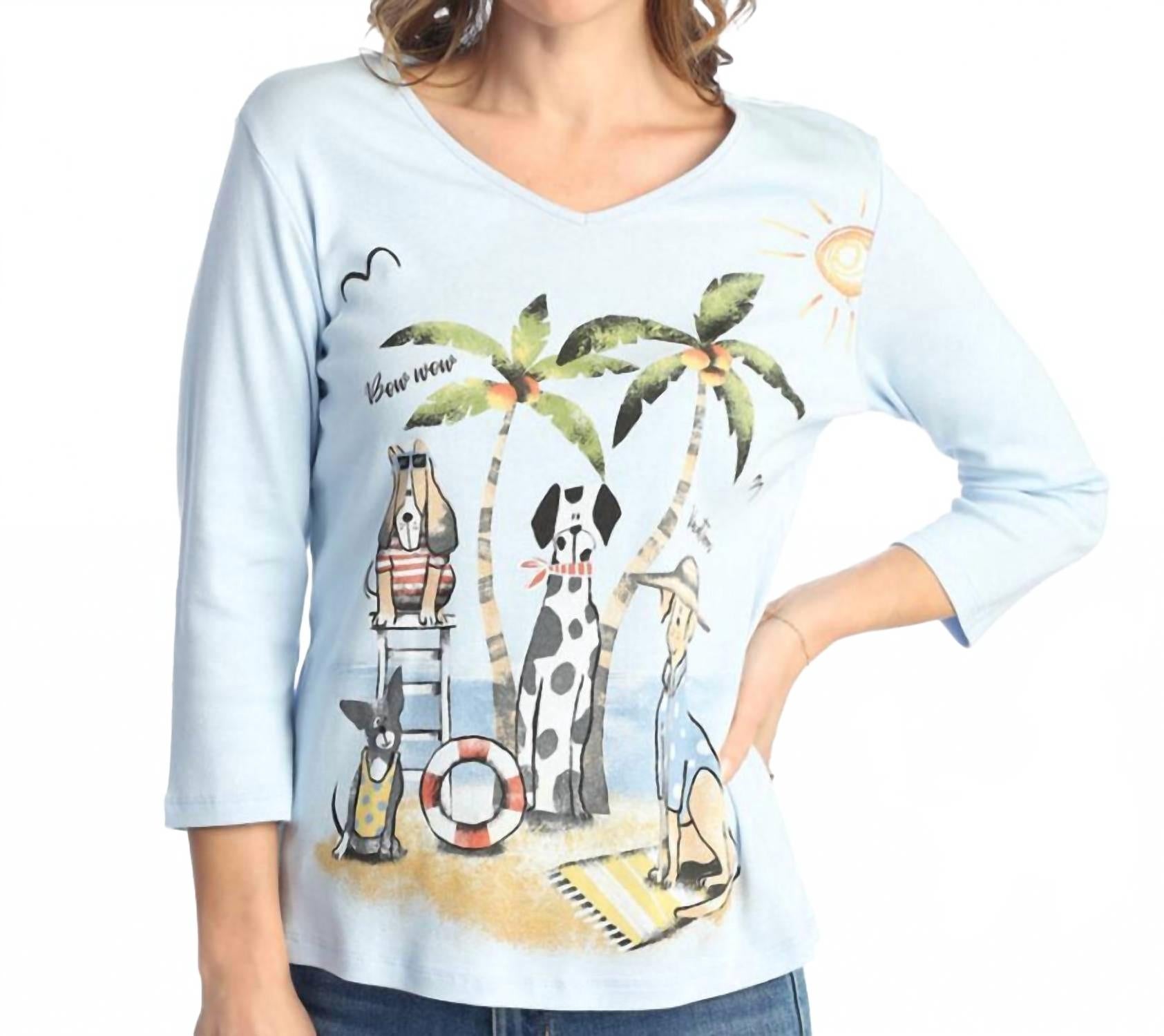 Топ Aloha Dogs синего цвета Jess & Jane, синий
Топ Aloha Dogs синего цвета Jess & Jane, синий