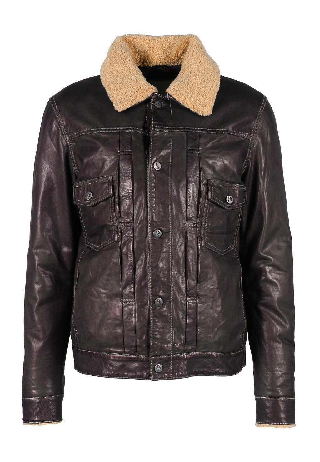 Кожаная куртка KNUD-FN Freaky Nation, коричневый
Кожаная куртка KNUD-FN Freaky Nation, коричневый