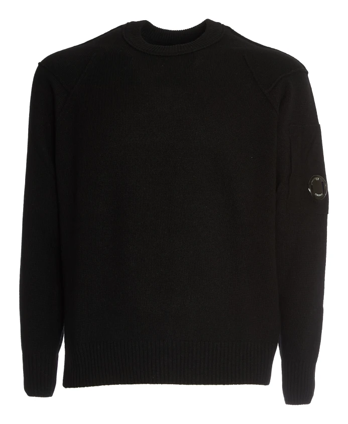 Черный вязаный свитер с круглым вырезом, осень-зима 2024 C.P. Company, черный
Черный вязаный свитер с круглым вырезом, осень-зима 2024 C.P. Company, черный