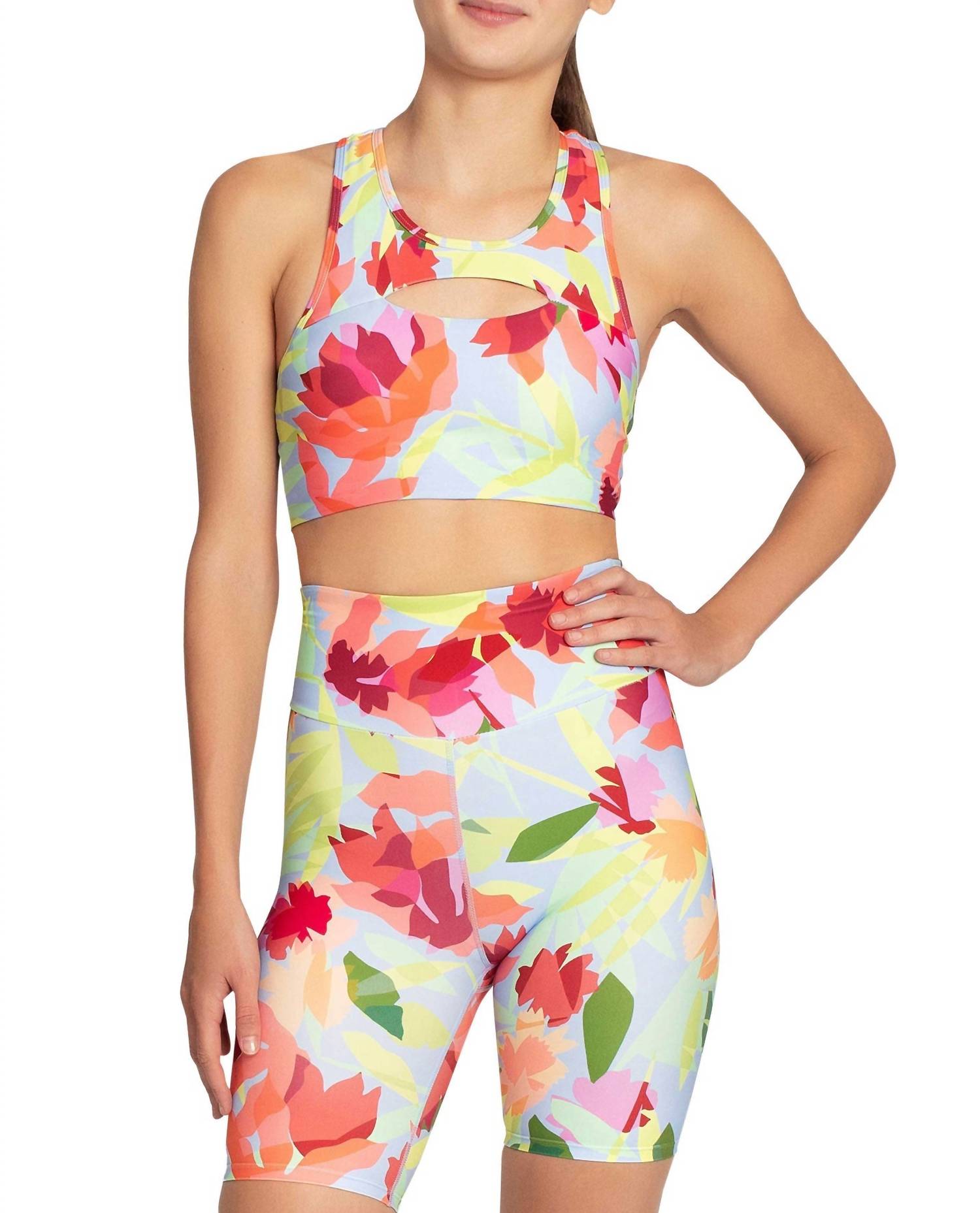 Спортивный бюстгальтер с вырезом на спине-борцовке в цвете Oasis Light Blue Nicole Miller
Спортивный бюстгальтер с вырезом на спине-борцовке в цвете Oasis Light Blue Nicole Miller