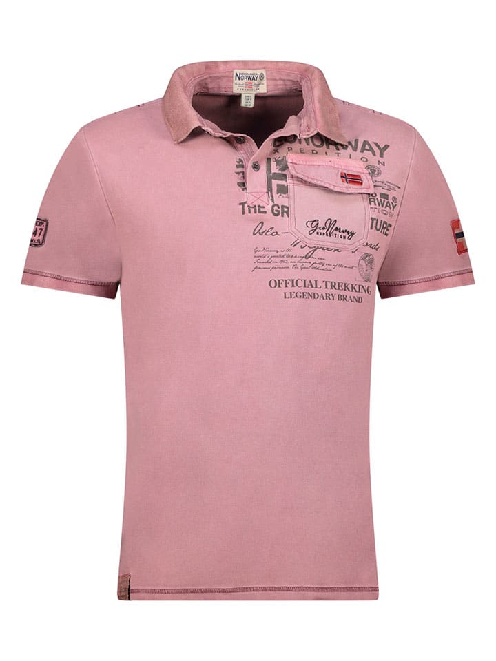 Рубашка-поло Geographical Norway, сиреневый
Рубашка-поло Geographical Norway, сиреневый