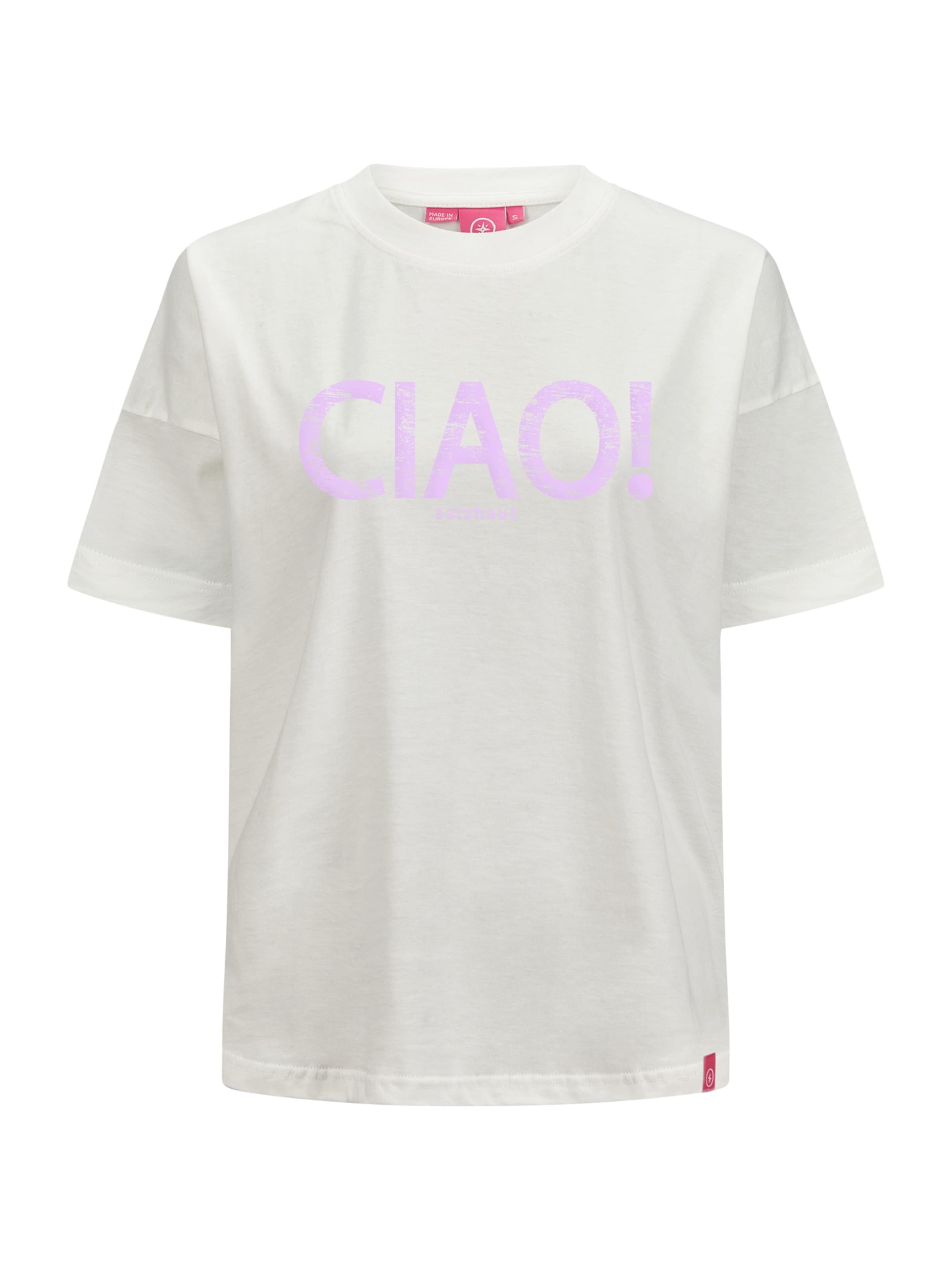 Salzhaut Футболка 'LEEV-CIAO' в цвете Off White
Salzhaut Футболка 'LEEV-CIAO' в цвете Off White
